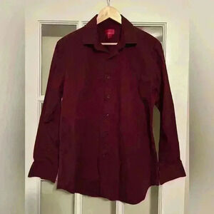 Alfani men’s slim fit button down dress shirt size M